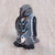 Escultura de arcilla polimérica, (3 pulgadas) - Escultura de pingüino de arcilla polimérica hecha a mano de 3 pulgadas