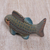 Escultura de arcilla polimérica, (3,3 pulgadas) - Escultura de pez de arcilla polimérica hecha a mano (3,3 pulgadas) de Bali