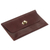 Leather clutch wallet, 'Mahogany Amplop' - Dark Brown Leather Minimalist Clutch Wallet