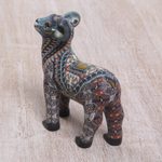 Polymer clay sculpture, 'Vibrant Ram' (3 inch) - Colorful Polymer Clay Ram Sculpture (3 Inch) from Bali