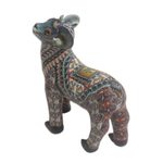 Polymer clay sculpture, 'Vibrant Ram' (3 inch) - Colorful Polymer Clay Ram Sculpture (3 Inch) from Bali