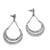 Sterling silver dangle earrings, 'Buddha Crescents' - Sterling Silver Crescent Dangle Earrings from Bali (image 2e) thumbail