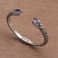 Featured review for Amethyst cuff bracelet, Transcendent Forest