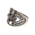 Amethyst cocktail ring, 'Vine Queen' - Amethyst and Sterling Silver Cocktail Ring from Bali thumbail