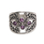 Amethyst cocktail ring, 'Vine Queen' - Amethyst and Sterling Silver Cocktail Ring from Bali (image 2d) thumbail