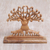 Wood sculpture, 'Courage Grows' - Handcrafted Suar Wood Tree Sculpture from Bali (image 2) thumbail