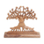 Wood sculpture, 'Courage Grows' - Handcrafted Suar Wood Tree Sculpture from Bali thumbail
