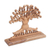 Wood sculpture, 'Courage Grows' - Handcrafted Suar Wood Tree Sculpture from Bali