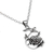 Sterling silver pendant necklace, 'Thorny Rose' - Sterling Silver Rose Pendant Necklace from Bali (image 2d) thumbail
