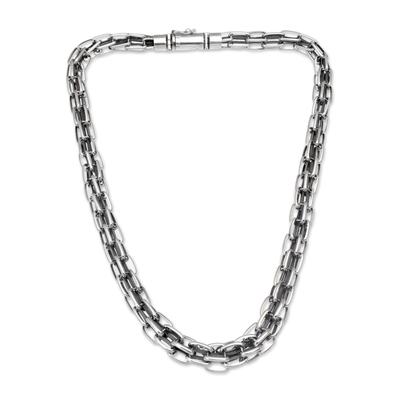 Halskette aus Sterlingsilber - Handgefertigte Halskette aus Sterlingsilber aus Bali