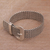 Sterling silver wristband bracelet, 'Belt of Tenganan' - Handcrafted Sterling Silver Chain Bracelet from Bali (image 2b) thumbail