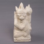 Sandstone sculpture, 'Right Togog' - Handcrafted Sandstone Sculpture of Togog from Bali