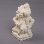 Sandstone sculpture, 'Right Togog' - Handcrafted Sandstone Sculpture of Togog from Bali
