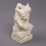 Sandstone sculpture, 'Right Togog' - Handcrafted Sandstone Sculpture of Togog from Bali