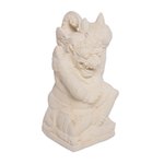 Sandstone sculpture, 'Right Togog' - Handcrafted Sandstone Sculpture of Togog from Bali