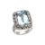Blue topaz cocktail ring, 'Water Temple' - Eleven Carat Blue Topaz and Silver Cocktail Ring (image 2a) thumbail