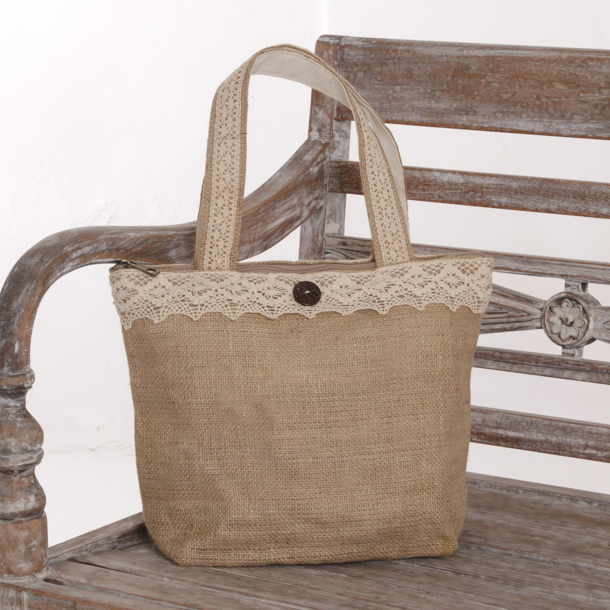 jute shoulder bag