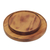 Platos pequeños de madera de teca, (par) - Platos de Servir Redondos Pequeños Tallados a Mano en Madera de Teca (Pareja)