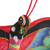 Nylon kite, 'Rainbow Monarch' - Hand-Painted Colorful Butterfly Kite from Bali (image 2e) thumbail