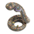 Polymer-Ton-Skulptur, (4,5 Zoll) - Klapperschlangenskulptur aus Polymerton (4,5 Zoll)
