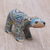 Polymer clay sculpture, 'Baby Polar Bear' - Colorful Polymer Clay Baby Polar Bear Sculpture from Bali (image 2c) thumbail