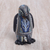 Polymer clay sculpture, 'Penguin Mother' (4 inch) - Polymer Clay Mother Penguin Sculpture (4 Inch)