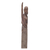 Wood statuette, 'Didgeridoo Woman' - Rustic Wood Statuette of Woman with Didgeridoo (image 2d) thumbail