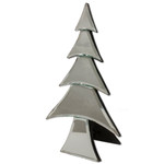 Decorative tabletop mirror, 'Evergreen Reflection' - Hand Crafted Javanese Evergreen Tree Tabletop Mirror