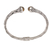 Citrine cuff bracelet, 'Bedugul Bamboo' - Sterling and Citrine Silver Bamboo Cuff Bracelet from Bali thumbail