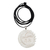 Bone pendant necklace, 'Stellar Guardians' - Handcrafted Sun and Moon Bone Pendant Necklace from Bali (image 2a) thumbail