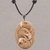 Bone pendant necklace, 'Eagle Trio' - Handcrafted Eagle-Themed Bone Pendant Necklace from Bali (image 2) thumbail