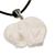 Bone pendant necklace, 'Elephant Bow' - Elephant-Shaped Adjustable Bone Pendant Necklace from Bali (image 2d) thumbail