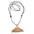 Bone pendant necklace, 'Untethered Spirit' - Handcrafted Spiritual Bone Pendant Necklace from Bali