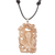 Bone pendant necklace, 'Octopus Refuge' - Handcrafted Bone Octopus Pendant Necklace from Bali (image 2c) thumbail