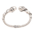 Cultured pearl cuff bracelet, 'Songket Glow' - Cultured Pearl and Sterling Silver Cuff Bracelet from Bali (image 2e) thumbail