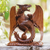 Wood sculpture, 'Gallant Dragon' - Hand-Carved Suar Wood Dragon Sculpture from Bali (image 2) thumbail