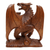 Wood sculpture, 'Gallant Dragon' - Hand-Carved Suar Wood Dragon Sculpture from Bali (image 2c) thumbail