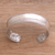 Sterling silver cuff bracelet, 'Reforestation' - Sterling Silver Nature Themed Cuff Bracelet from Bali (image 2b) thumbail