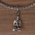 Sterling silver charm bracelet, 'Flying Buddha' - Buddha Charm Bracelet with Sterling Silver Naga Chain (image 2c) thumbail
