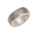 Sterling silver meditation spinner ring, 'Samsi Spin' - Unisex Sterling Silver Spinner Ring with Buddhist Motifs thumbail