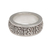 Sterling silver meditation spinner ring, 'Samsi Spin' - Unisex Sterling Silver Spinner Ring with Buddhist Motifs (image 2e) thumbail