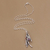 Amethyst and garnet pendant necklace, 'Bamboo Bunch' - Amethyst and Garnet Bamboo Pendant Necklace from Bali