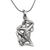 Collar colgante de plata esterlina - Collar con colgante de plata de ley con temática de mono cultural