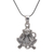 Collar colgante de plata esterlina - Collar con colgante de mono Lutung de plata esterlina de Bali