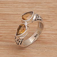 Featured review for Citrine cocktail ring, Temple Tears