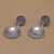 Aretes colgantes de perlas cultivadas - Aretes colgantes de perlas cultivadas con motivo en espiral de Bali