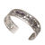 Amethyst cuff bracelet, 'Dragon Duel' - Dragon Themed Sterling Silver and Amethyst Cuff Bracelet (image 2d) thumbail