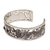 Amethyst cuff bracelet, 'Dragon Duel' - Dragon Themed Sterling Silver and Amethyst Cuff Bracelet (image 2e) thumbail