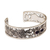 Amethyst cuff bracelet, 'Dragon Duel' - Dragon Themed Sterling Silver and Amethyst Cuff Bracelet (image 2f) thumbail