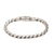 Sterling silver chain bracelet, 'Sleek Style' - High-Polish Sterling Silver Chain Bracelet form Bali